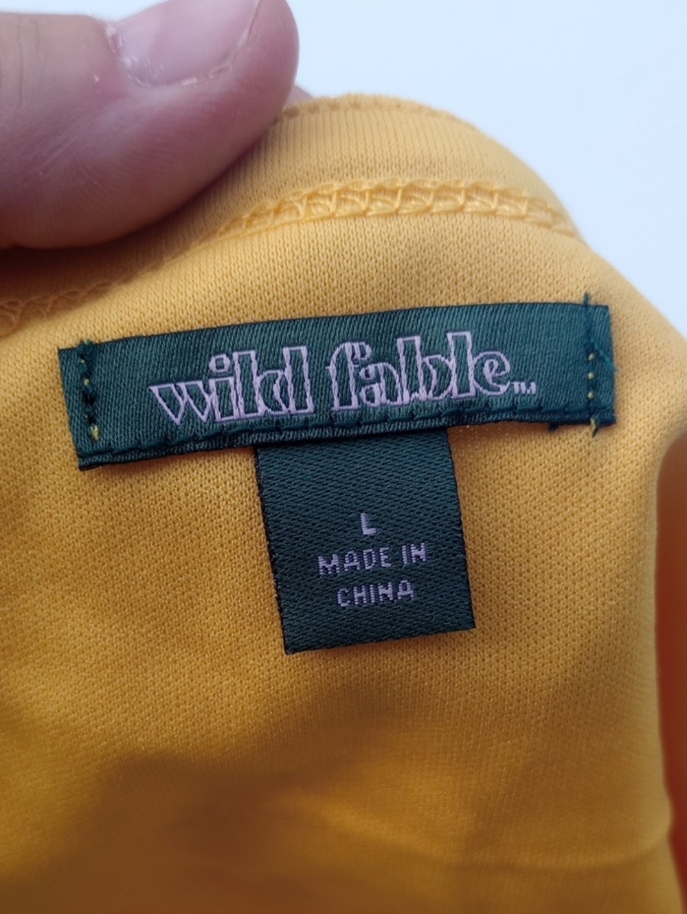 2 NWT Wild Fable Yellow & Green Halter Tops with White Ties Large - Picture 11 of 11